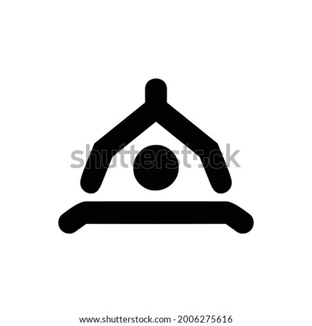 Design logo vector of ring bell house 