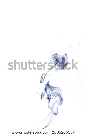 Vapor line. black smoke, Blur abstract fog or steam mist cloud isolated on white background. For warm hot food, boil water smoke concepts