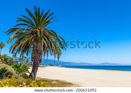  Santa Barbara beach, California, USA