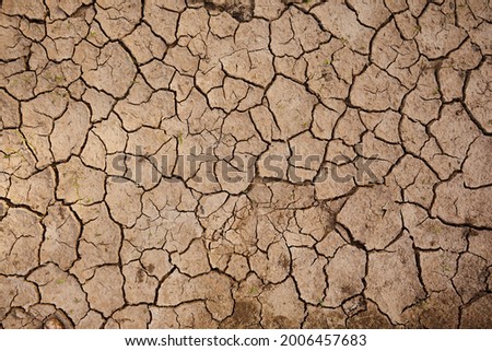 Texture of the dried earth with clay and sand, close-up Royalty-Free Stock Photo #2006457683