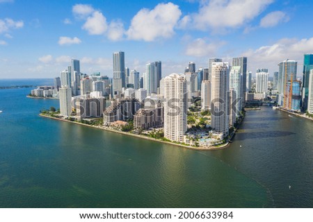 Drone Photo of Luxury buildings in Miami