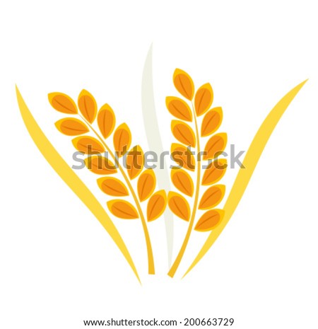 Wheat ears. Vector illustration