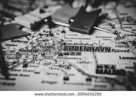 Kobenhavn on the Europe map
