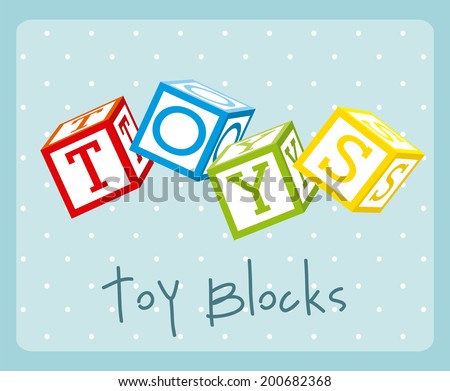 toy design over blue background vector illustration