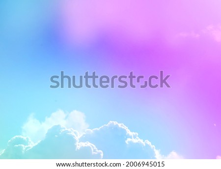Background gradient sky in evening clouds