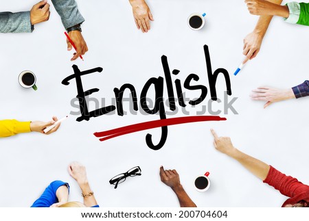 Multi-Ethnic Group of Children and English Concept Royalty-Free Stock Photo #200704604