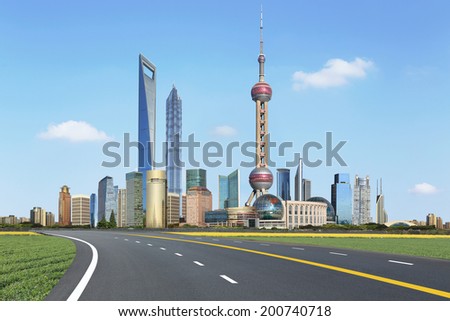 Shanghai pudong lujiazui