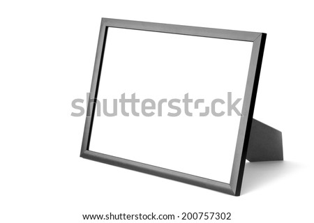 Photo frame isolated on white 