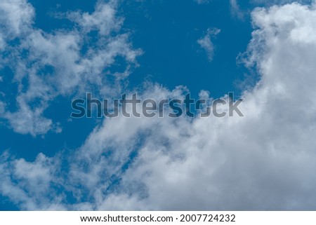 Blue sky with clouds. for background or texture