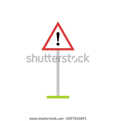 road sign . Vector graphics

