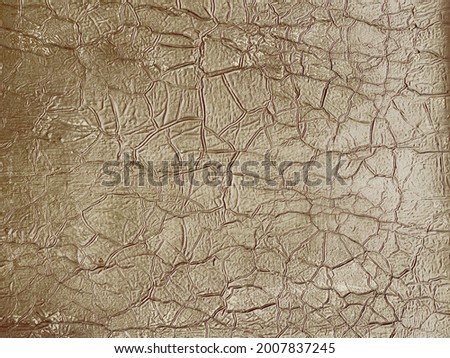 Bronze texture as background or design element, swollen old paint on the wall, seamless pattern