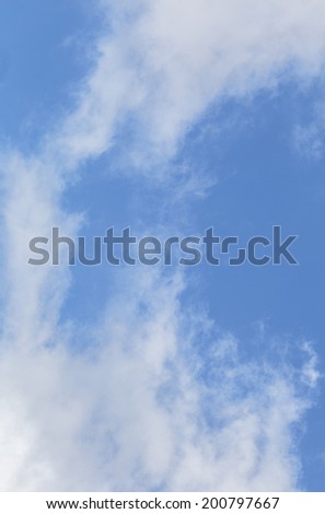 cloud blue sky clearly summer bright ,have wild looking relax beautiful of nature
