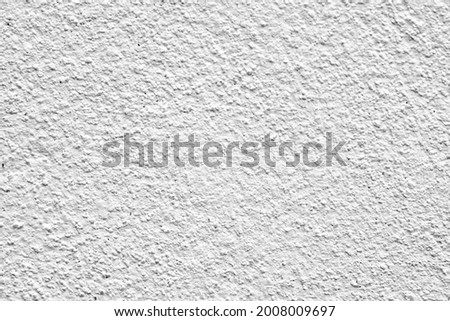 Rough surface of a concrete wall painted in greyish white, concrete wall background, blurred white background. Royalty-Free Stock Photo #2008009697