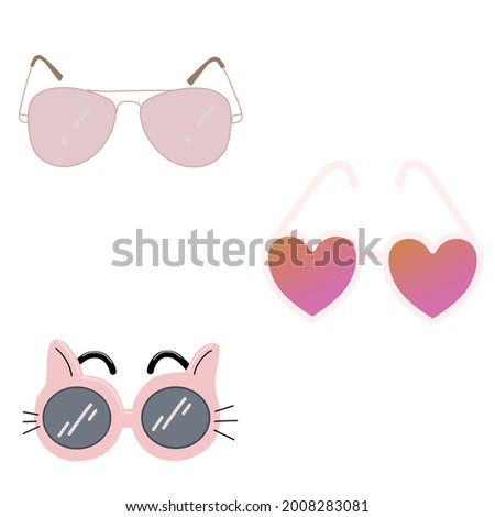 sunglasses. girly sunglasses. heart glasses. rose-colored glasses