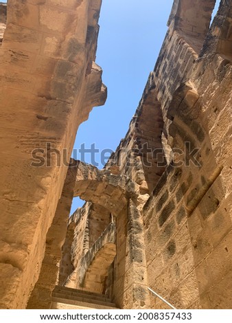 Archaeological sites in the city of Mahdia, El Jem region