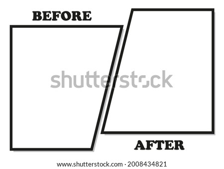 before after icon screen, icon vector Royalty-Free Stock Photo #2008434821