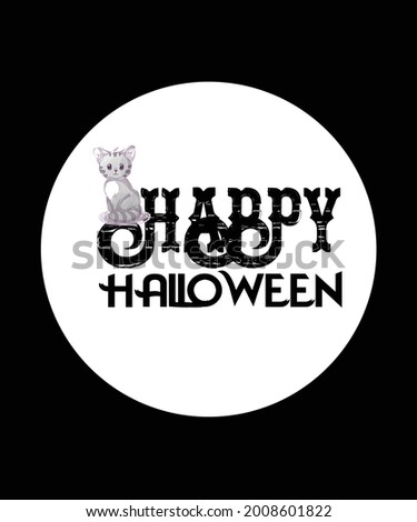 Happy Halloween Unique T-shirt Design