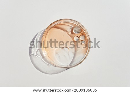 Abstract cosmetic laboratory. Chemical laboratory research. Organic cosmetics Royalty-Free Stock Photo #2009136035