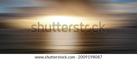 Wonderful sunset over the ocean - blurred texture