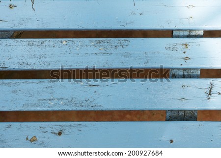 blue wooden planks