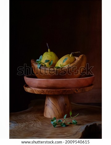 Pear Fruits in Still Life Photography