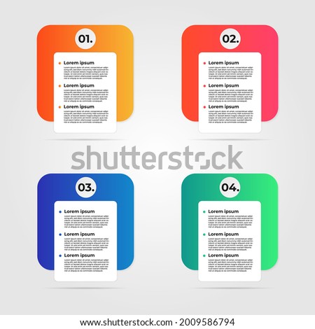 Business infographic design template vector