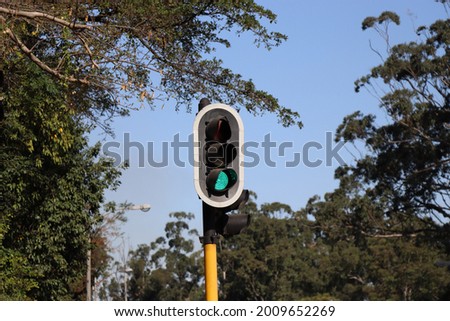 Photo taken during the day of a green traffic light in South Africa