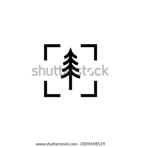 photography nature pine evergreen fir hemlock conifer coniferous larch pinus cypress logo design vector illustration Royalty-Free Stock Photo #2009698529