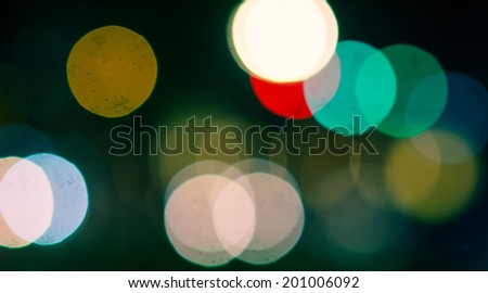 bokeh lights