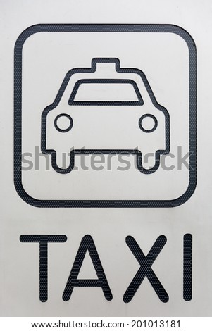 taxi parking mark