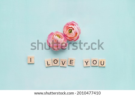 valentines day paper background with flowers
