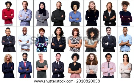 Cultures from all over the world in front of a white background Royalty-Free Stock Photo #2010820058