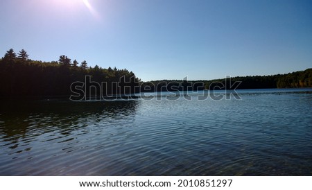 Waldon Pond view from shore