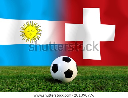 Soccer 2014 ( Football ) Argentine and Switzerland