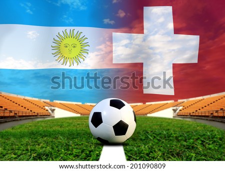 Soccer 2014 ( Football ) Argentine and Switzerland