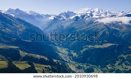 Aerial Pictures from Verbier, Switzerland. 