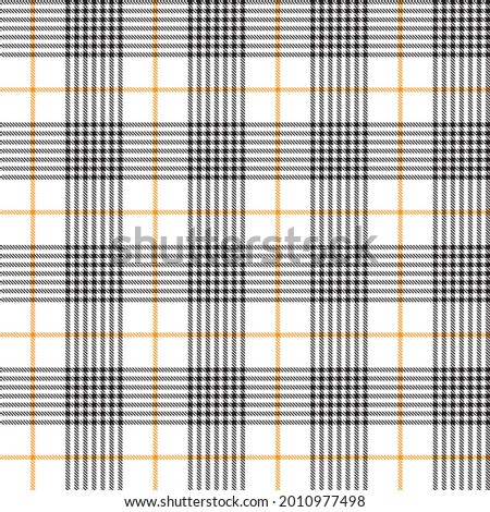 Orange Asymmetric Plaid textured seamless pattern suitable for fashion textiles and graphics