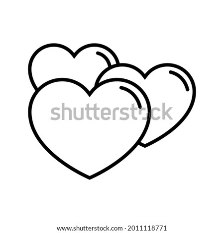Love icon vector. relationships illustration sign. online dating symbol or logo.