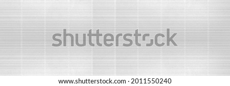 Panorama of Patterned white cotton fabric texture and background seamless