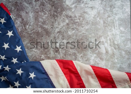 US Flag Concept From United States Labor Day