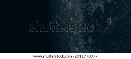Full moon on a dark night. Beautiful texture of the moon