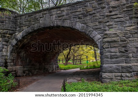 Old bridge in the park