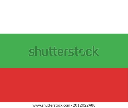 Bulgaria Flag Vector Illustration Format. Eps10