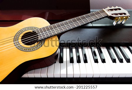 Guitar and piano