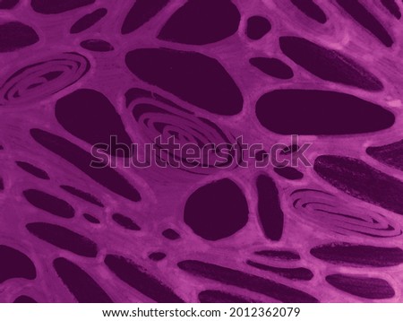 Neuron System. Network Ornate Pattern. Bright Neuron System. Medical Swirled Print. Geometric Fractal Sketch. Cool Purple Hand Drawn Art. Digital Background. Abstract Spiral Texture.
