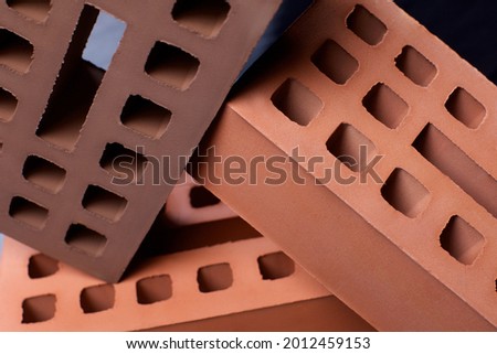 bricks on the background in a photo studio large