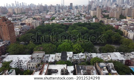 New York City Tompkins Square Park Drone Shot 