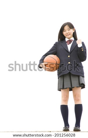 An image of a middle school girl