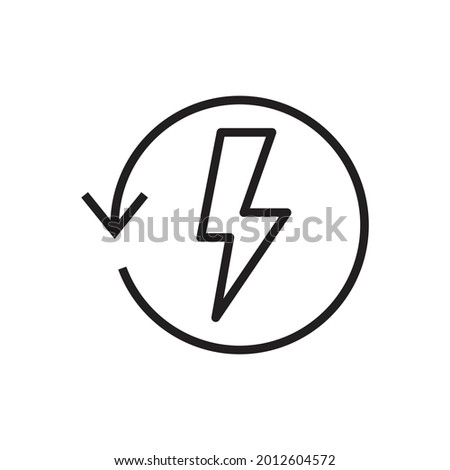 Reduce consumption energy icon design vector illustration