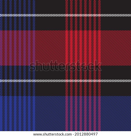 Red Asymmetric Plaid textured seamless pattern suitable for fashion textiles and graphics